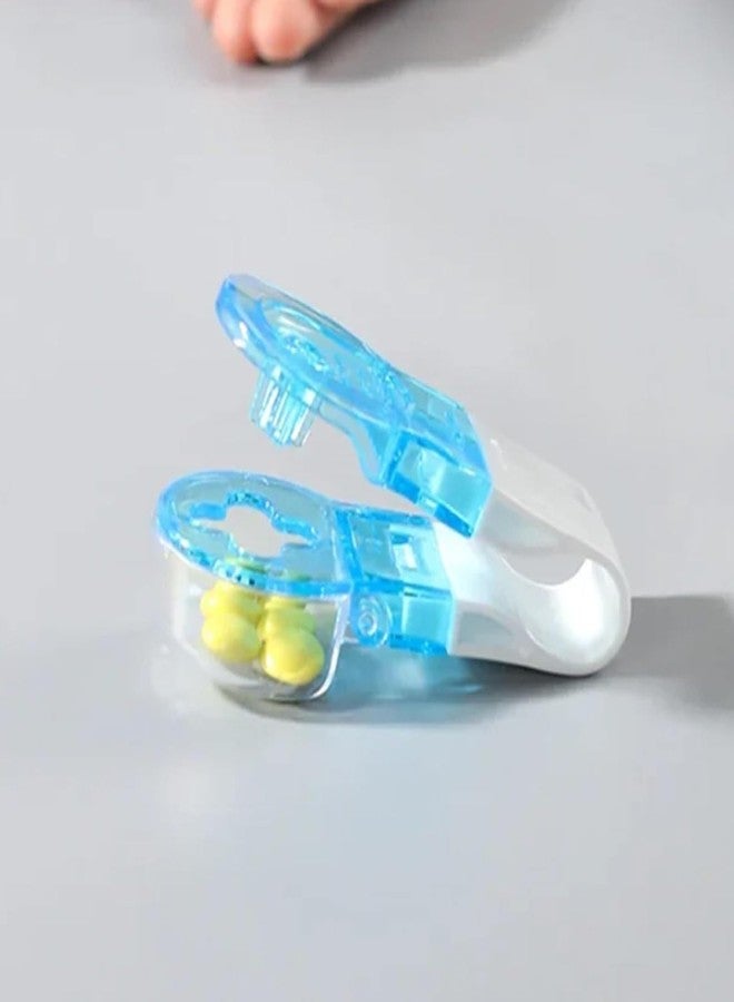 SquarezhenBo Dual-Purpose Pill Extractor Set - 2PC Ergonomic Blister Pack Openers, Portable Medicine Organizer with Safety Caps, Healthcare and Travel Essentials for Easy Tablet Retrieval (Blue) - Image 5